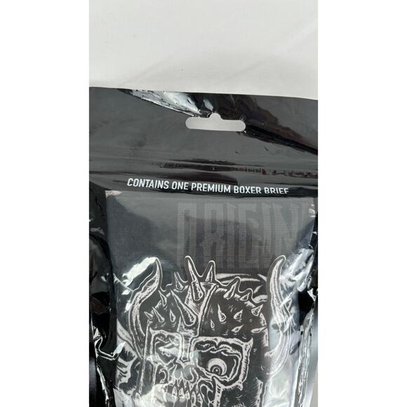 SRVNTZ x Original Grinders And Dark Metal OG Boxer Briefs Set Of 2 Mens 2X Black - Picture 8 of 12